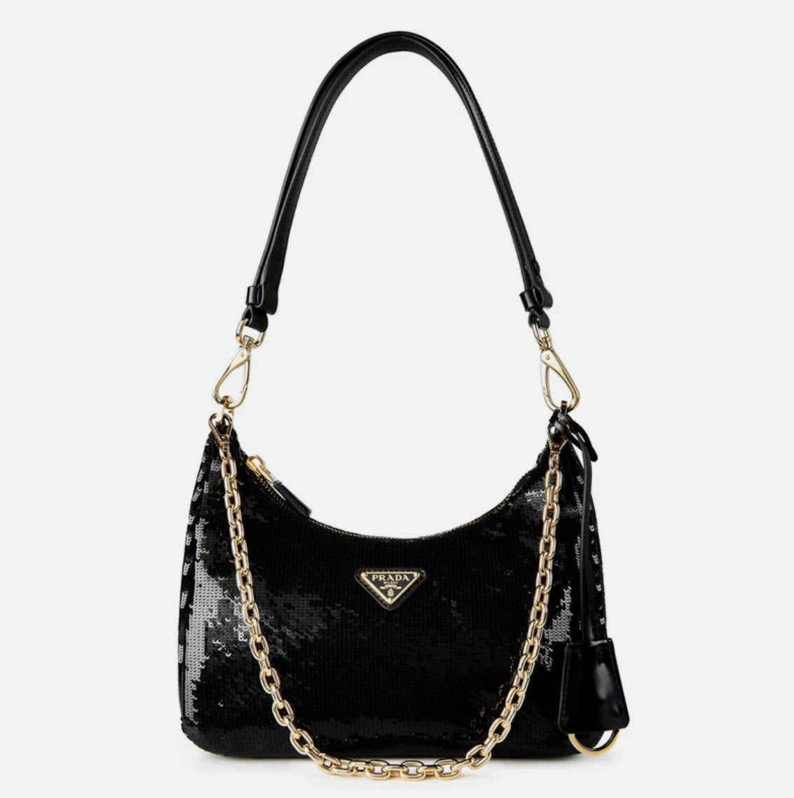 Re-Edition Nylon Sequin Bag